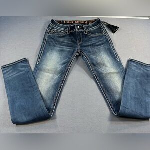 Rock Revival Blue Straight Leg Jeans